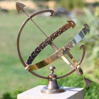 "Profatius" Antique Brass Armillary - 17cm