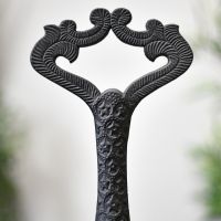 Detailed casting pattern on umbrella and walking stick stand