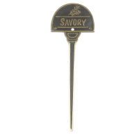 Savory Herb Labels in solid brass