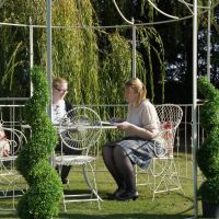 "The Countess" Gazebo- Cream 