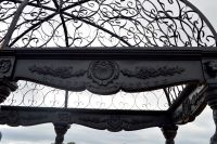 The "Athenian Goddess" Black Royal Palace Gazebo
