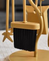 Close up of tools on fireside companion set