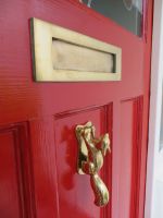 Polished Solid Brass Squirrel Door Knocker