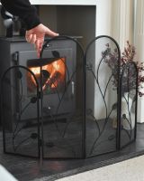 Scale image of decorative fire screen
