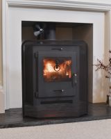 In situ photo of black fire guard