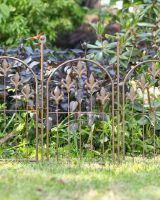 Rustic Finish Steel Garden Border