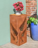 In situ photo of Large Rustic Fern Decorative Garden Column