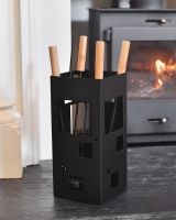 In situ photo of fireside companion set