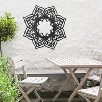 Mandela Wall Art in Use in the Garden