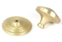 90mm Individual Satin Brass "Gloria" Art Deco Door Knob