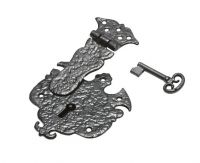 "Willenton Hall" Black Iron Trunk Lock