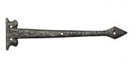 "Bowmont" Blacksmith Iron Hinge Front 