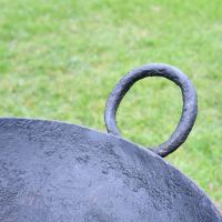 Close-up of the Handles on the Kadai Bowl