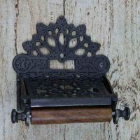 Iron Victorian Toilet Roll Holder