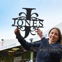 Scale of the Monogram Sign Displaying the Surname Jones
