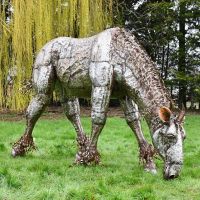 Life-Size Horse Sculpture