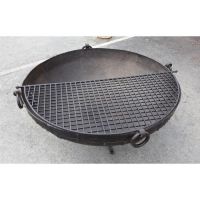 Grill Resting on Top of a Kadai Grill