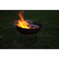 Traditional Kadai Bowl in Use in the Garden