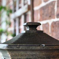 Close-up of the Antique Bronze Finish