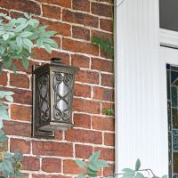 "Keldy Castle" Standard Flush Wall Light by the FRont Door