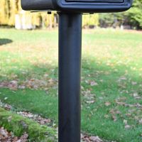 Postbox Column Available Separately For The King George Rex Black Period Post Box