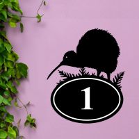 Kiwi Bird Iron House Number Sign 