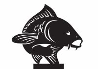 Koi Carp Motif For Garden Weathervane
