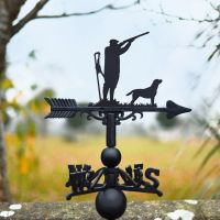 "Game Season" Labrador Weathervane In Situ 