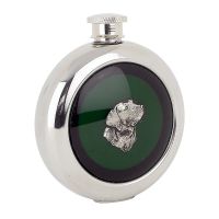 Whiskey Flask With Labrador Dog Design