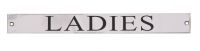 Ladies Engraved Bathroom sign