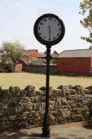 Lamp post clock