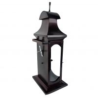 View of back of wall lantern