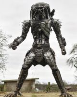 Large Alien Sculpture In Situ