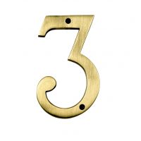6" Numbers - Heavy Antique Big ’’N’’ Bold number - 3