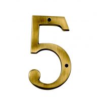 6" Numbers - Heavy Antique Big ’’N’’ Bold number - 5