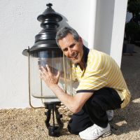 Large Belgravia Lantern with World famous Spoon Bender Uri Geller
