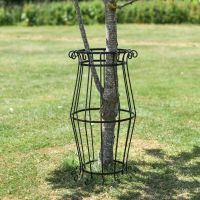 Large Black "Augustus" Steel Tree Guard - 105cm