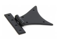 Large Black Half Butterfly Hinge Pair