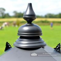 Black Finial on the top of the Lantern