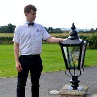 Victorian Pillar Lantern Set to Scale