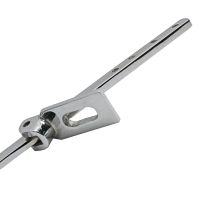 Close up of the Bright Chrome Fulcrum Arm