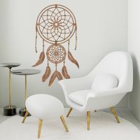 Dream Catcher Steel Wall Art in a Modern Sitting Room