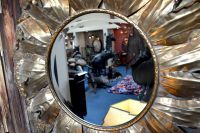 Large Flower Leaf Mirror