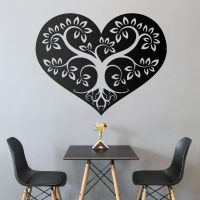 Tree Heart Wall Art in the Dining Room