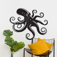 Octopus Wall Art in the Living Room