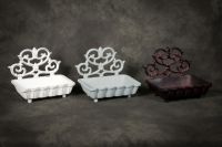 Ornate Square Wall Mounted Soap Dish
