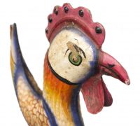 "Morwell Range" Large Painted Rooster