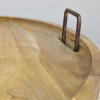 Large Rustic Iron Table Basket Top Surface