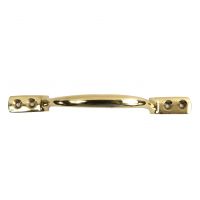 Simplistic Polished Brass Round Pull Handle