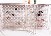 Large White Wine Rack